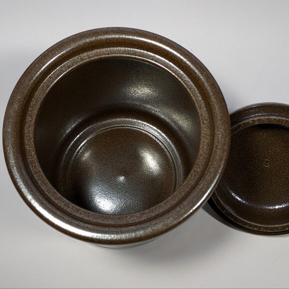 ESLAU DANMARK ~ Tue Poulsen Brown Pot Casserole Baking Pottery Denmark with Lid - Picture 3 of 7